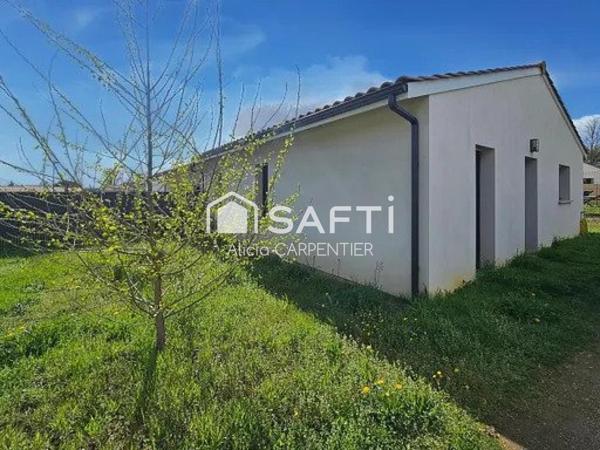 Maison récente sous garantie décennale avec trois chambres