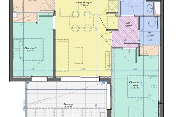 Appartement à vendre    3 pièces •  Narbonne