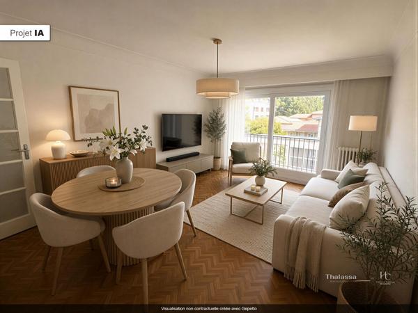 Appartement T3 de 75m2 Haut-Pavés cave stationnement, Nantes 44000