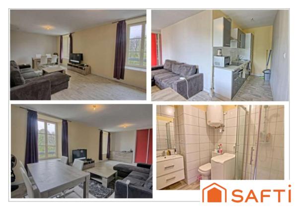 Immeuble : 11 studios, 1 appartement et 1 local commercial.