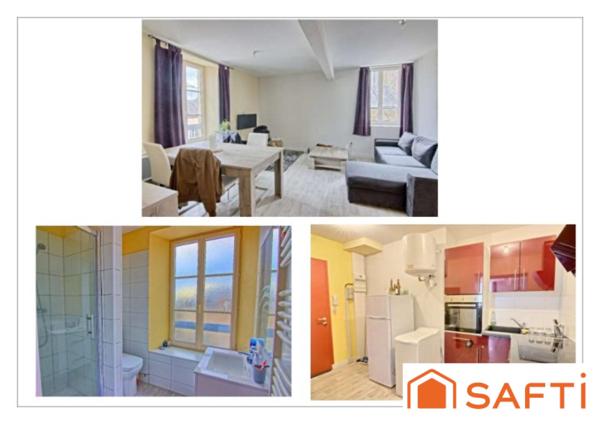 Immeuble : 11 studios, 1 appartement et 1 local commercial.