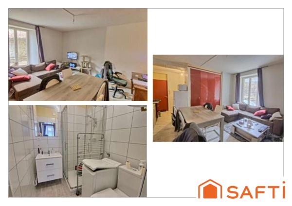 Immeuble : 11 studios, 1 appartement et 1 local commercial.