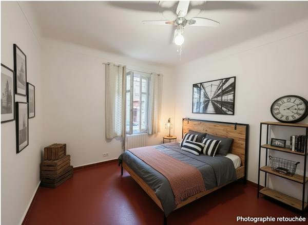 Appartement T4 + Terrasse  de 24m2 à Marseille - Quartier Baille