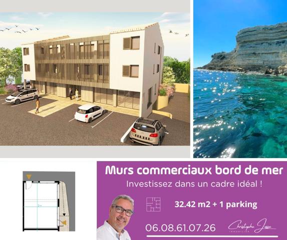 LEUCATE VILLAGE - MURS COMMERCIAUX LIBRES 32.42 M²