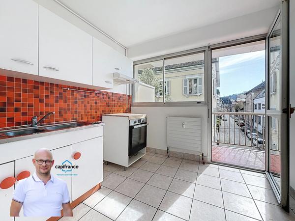 Appartement à vendre 1 pièces CHAMBERY (73) - 32m2 avec balcon.