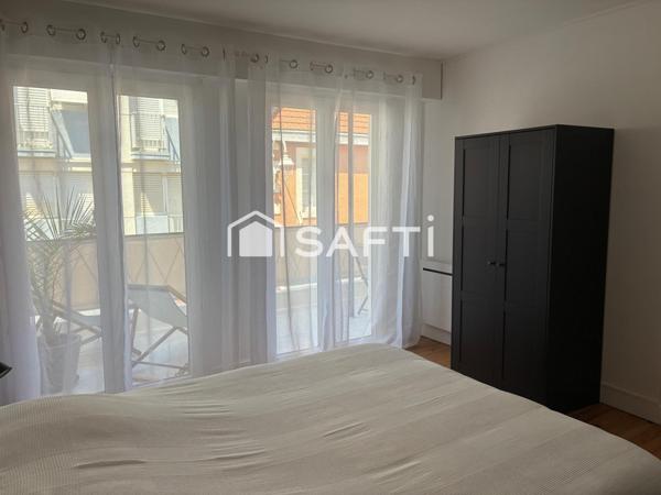 Hyper centre d’Arcachon – Vue bassin – Appartement rénové avec balcon