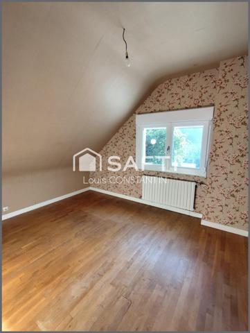 Maison d'habitation de 118 m2, 5 chambres, vie de plain-pied, garage, campagne