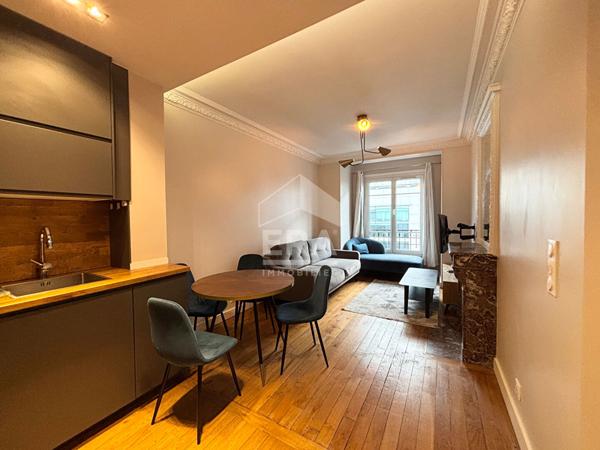 À louer - Charmant 2 pièces meublé à Levallois - Ascenseur, parquet, gardien, cave