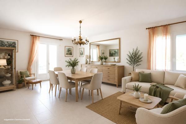 Carqueiranne Belle villa avec espace de vie de plain pied au Calme