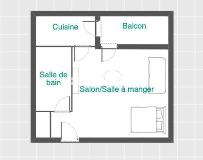 Appartement
         2 pièces
        - 30 m² Exclusivité 95 000 € *