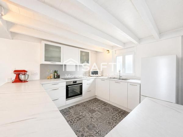Appartement T3 duplex esprit loft avec terrasses et cave