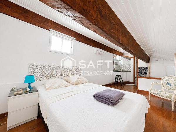 Appartement T3 duplex esprit loft avec terrasses et cave