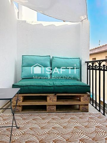 Appartement T3 duplex esprit loft avec terrasses et cave