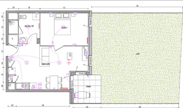 Appartement à vendre 2 pièces VAULX EN VELIN (69)