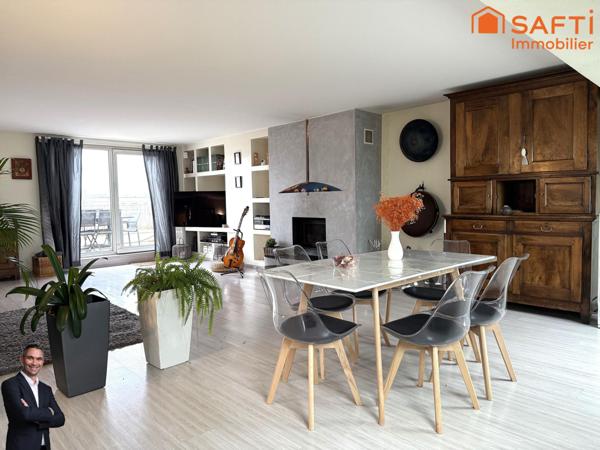Superbe appartement de 3 pièces en attique disposant de deux terrasses, d'une cave, d'une place de stationnement privée et d'un garage !