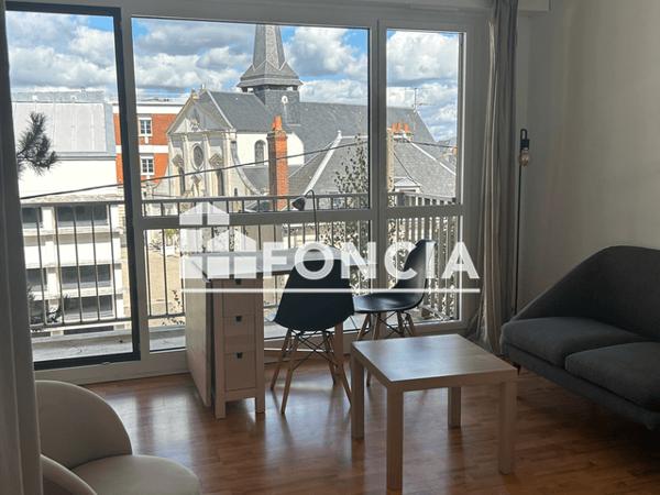 Location Studio meublé 22.3 m² - 7 BIS RUE JULES LEMAITRE Orleans 45000