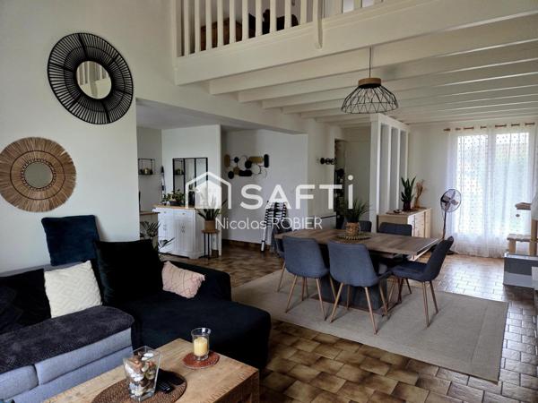 LUMINEUX PLAIN PIED TROIS CHAMBRES JARDIN GARAGE !