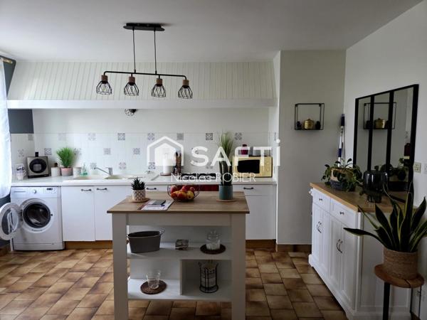 LUMINEUX PLAIN PIED TROIS CHAMBRES JARDIN GARAGE !