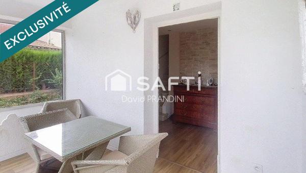 maison 4 faces +appartement T3- garage, jardin