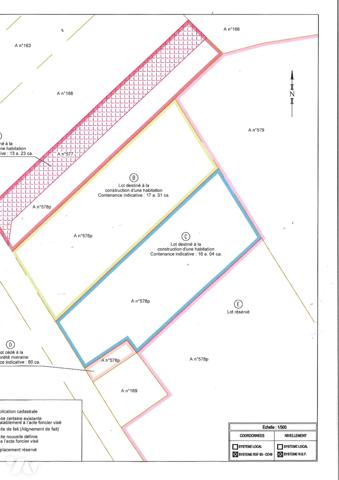 Terrain à bâtir à vendre Montmort-Lucy dans la Marne (51), LOT A