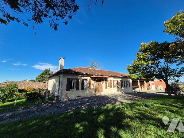 ENCAUSSE (32430) Maison de 159m² de type 5 sur une parcelle de 2930m².