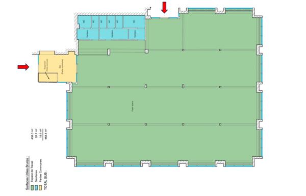 Bureaux Nantes 480 m2 - NANTES EST