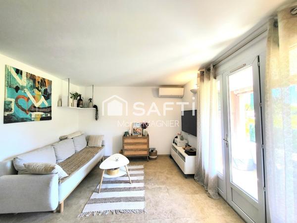 Appartement T2 avec terrasse dans résidence avec piscine à La Croix-Valmer : le parfait pied-à-terre entre mer et centre-ville !