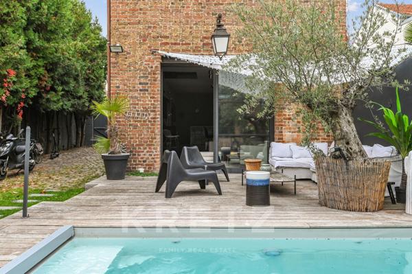 Deux maisons rénovées par architecte au coeur de Colombes