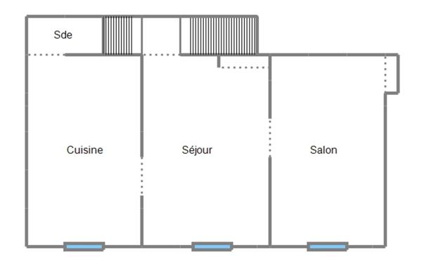 Maison  6 pièce(s) 70 m2