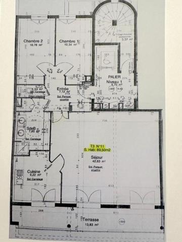 Appartement Sainte Luce Sur Loire 3 pièce(s) 89.14 m2