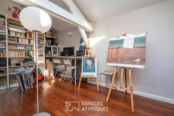 Maison à l’esprit loft avec cour