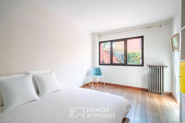 Maison à l’esprit loft avec cour