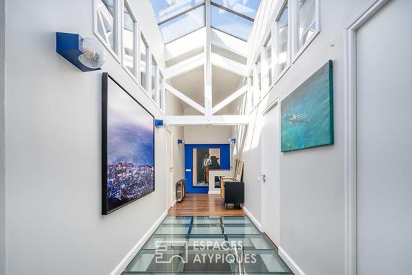 Maison à l’esprit loft avec cour