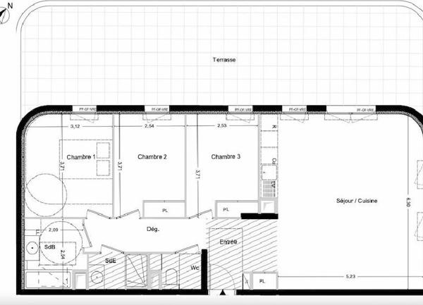 Appartement à vendre    3 pièces •  La Seyne-sur-Mer