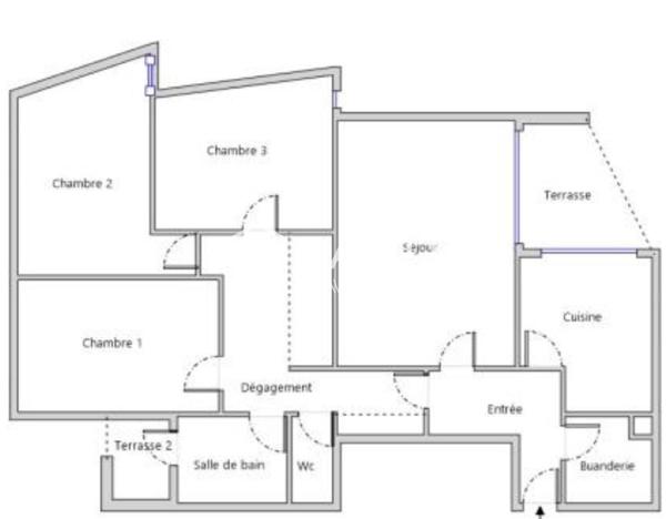 Appartement T4 de 98 m² - Quartier Pietralba - Ajaccio