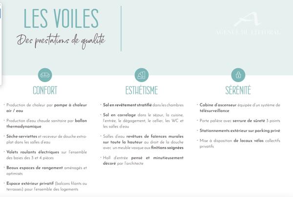 Andernos les bains Appartement 4 pièces "Résidence les Voiles"