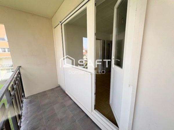 T3 lumineux 71 m² avec balcon