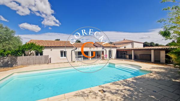 Rochefort-du-Gard (30650) A vendre maison avec piscine à Rochefort du Gard