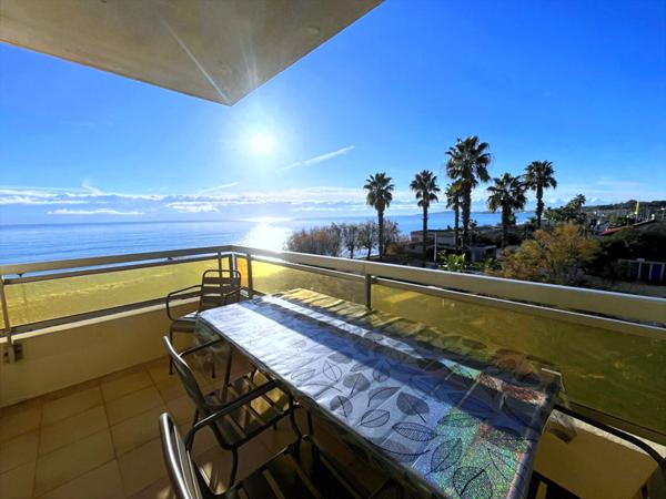 Front de mer 3 pièces 62m2  Villeneuve -Loubet