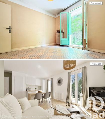 Appartement 3 pièces de 65 m² à Marseille (13006)