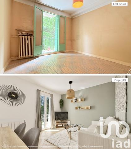 Appartement 3 pièces de 65 m² à Marseille (13006)