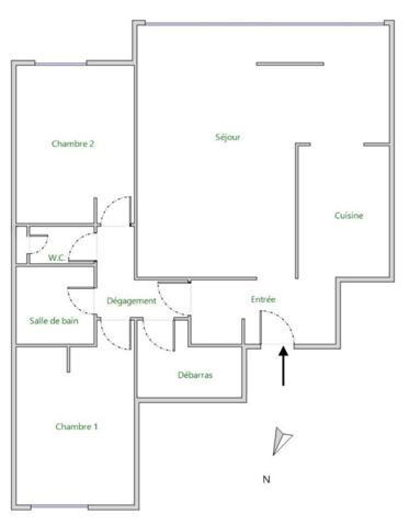 Appartement à vendre 3 pièces 70 m² Saint-Herblain