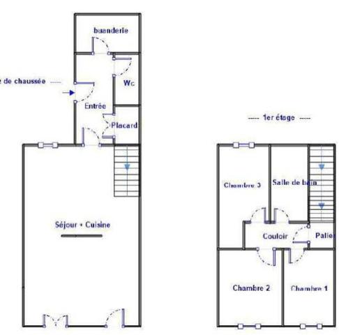 MAGNIFIQUE !!! MAISON FAMILIALE ENTIEREMENT RENOVEE 3 CHAMBRES ET UN GARAGE