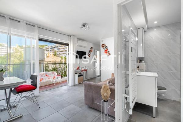 Très beau studio de 25 m² avec balcon cave et place de parking - situé à Cannes proche Croisette