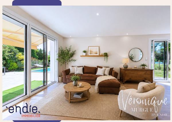 AVERMES – Maison familiale 150 m² – Aucun travaux – 4 chambres – bureau – piscine – terrain clos de 1 800 m² – DPE C, endie immobilier, veronique murgue
