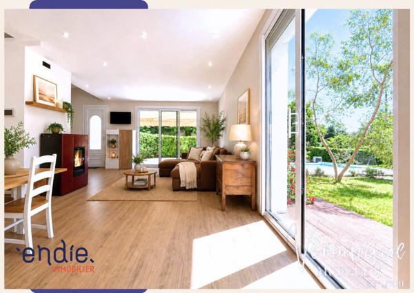 AVERMES – Maison familiale 150 m² – Aucun travaux – 4 chambres – bureau – piscine – terrain clos de 1 800 m² – DPE C, endie immobilier, veronique murgue