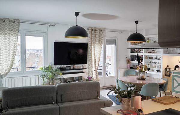 VALENCE. COEUR DE VILLE. APPARTEMENT DE 97.50 M2 . BALCON. CAVE. GARAGE.