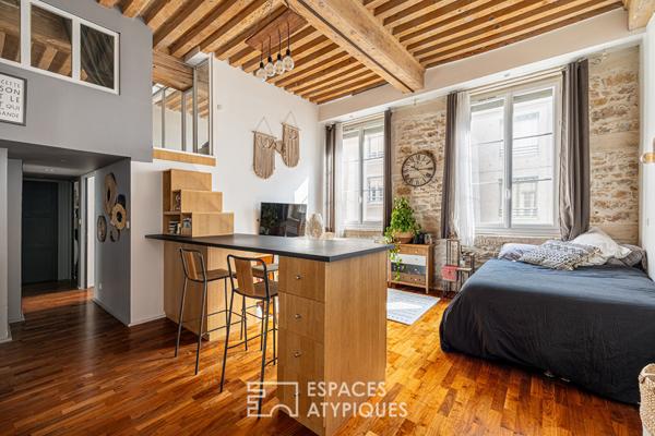 Canut rénové au coeur des pentes de la Croix-Rousse