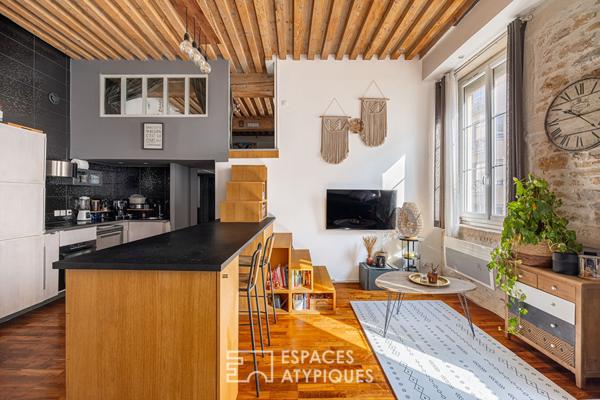 Canut rénové au coeur des pentes de la Croix-Rousse