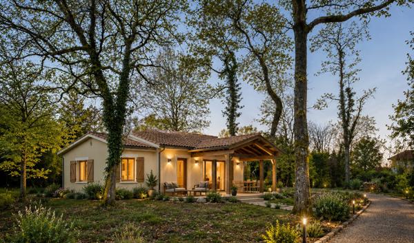 A vendre terrain arboré constructible à bâtir MONT DE MARSAN viabilisé eau et assainissement
